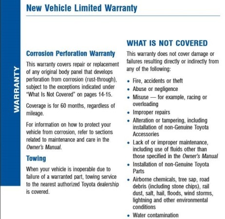 General Motors warranty